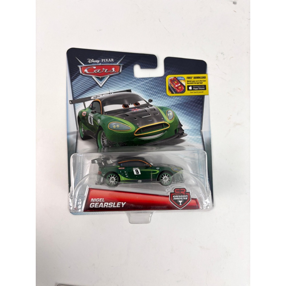 2016 Disney Pixar Cars Nigel Gearsley Carbon Racers DHM80 Mattel Sealed